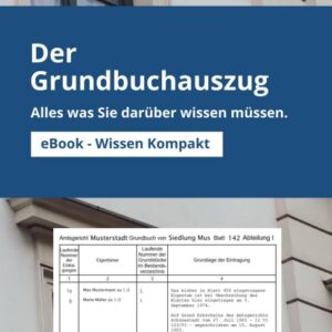 eBook Der Grundbuchauszug - Wissen Kompakt (Einzelpreis)